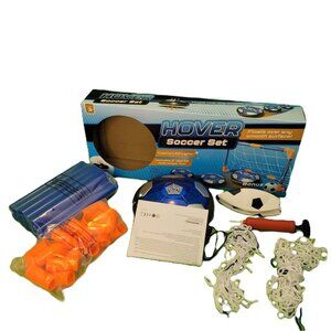Hover Soccer Ball Set, Rechargeable Air Soccer with LED Lights-Foam Bumpers-NEW